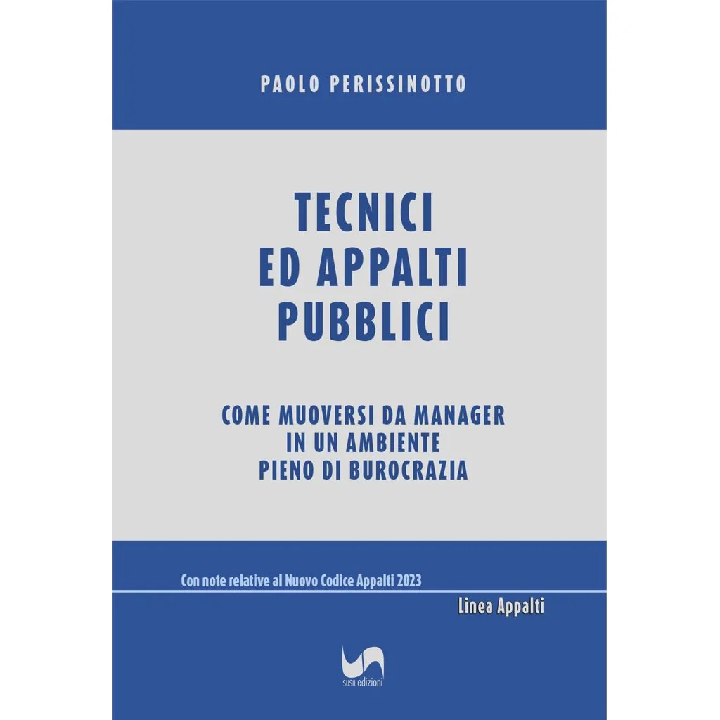 Copertina libro - Tecnici ed appalti pubblici